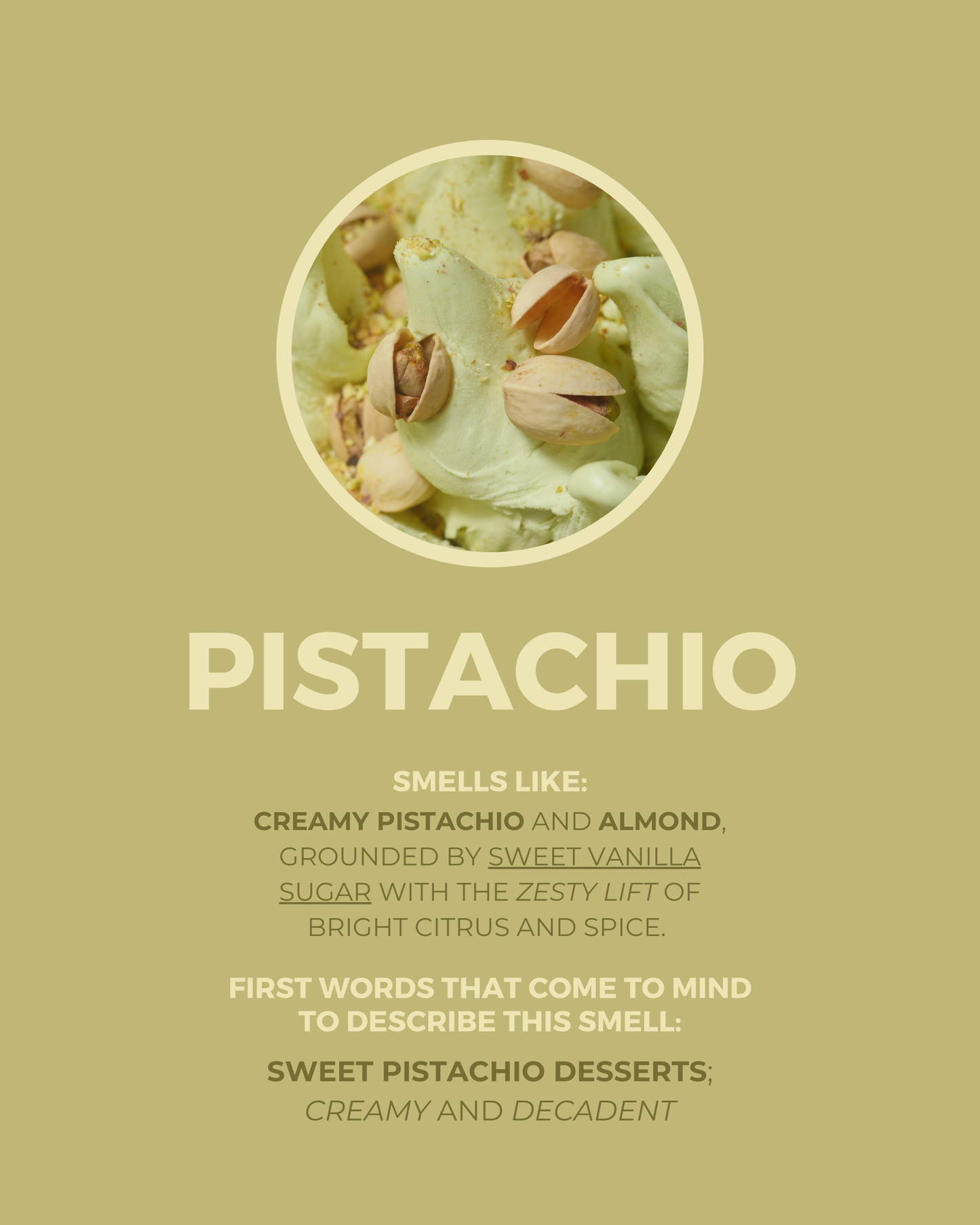 Pistachio Candle