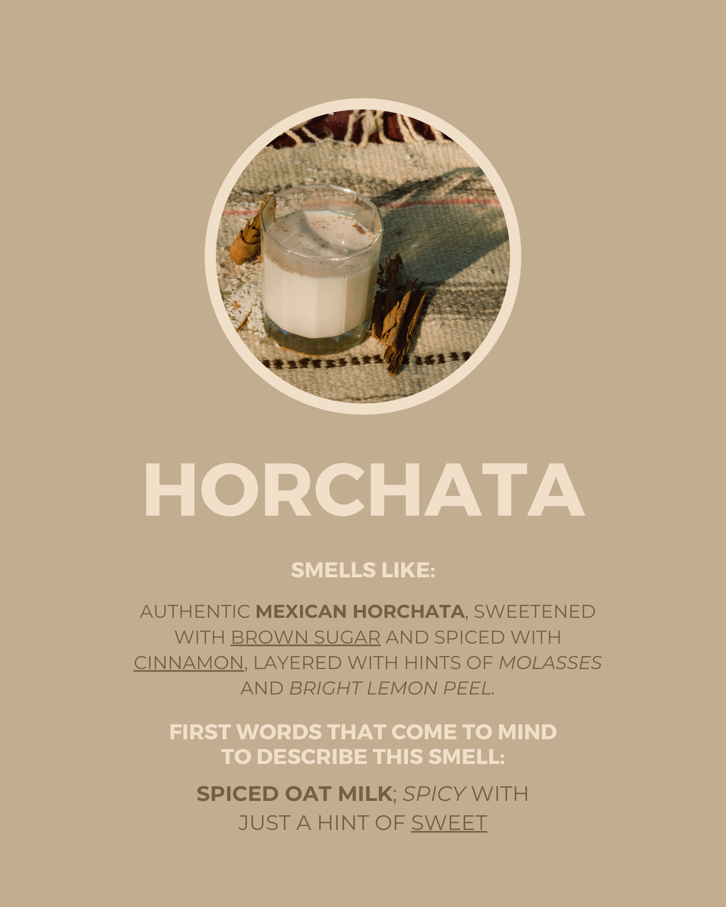 Horchata Candle