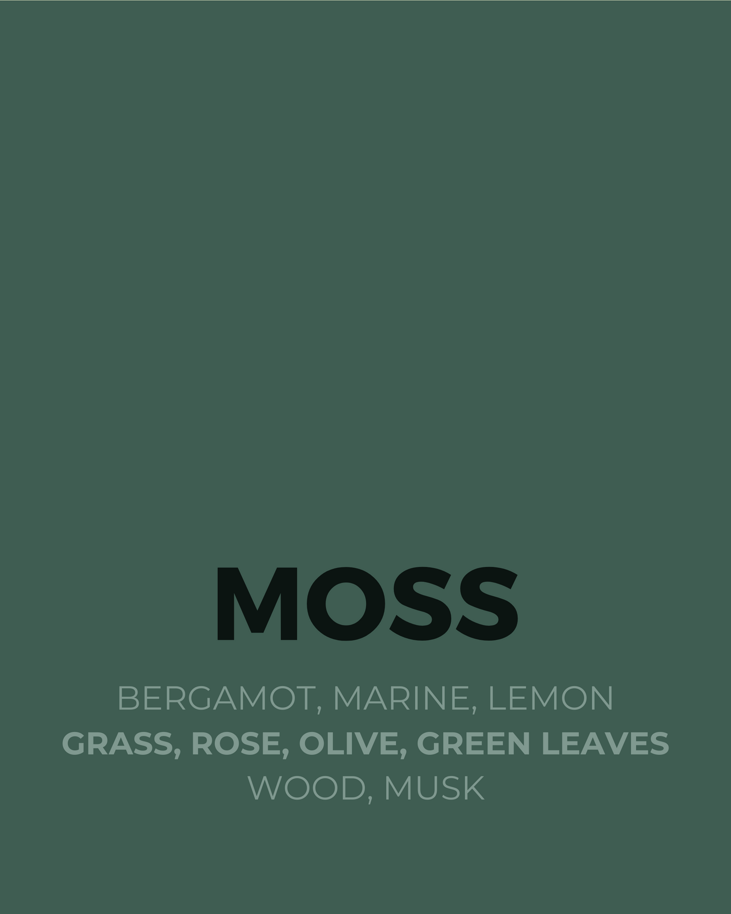 Moss Candle