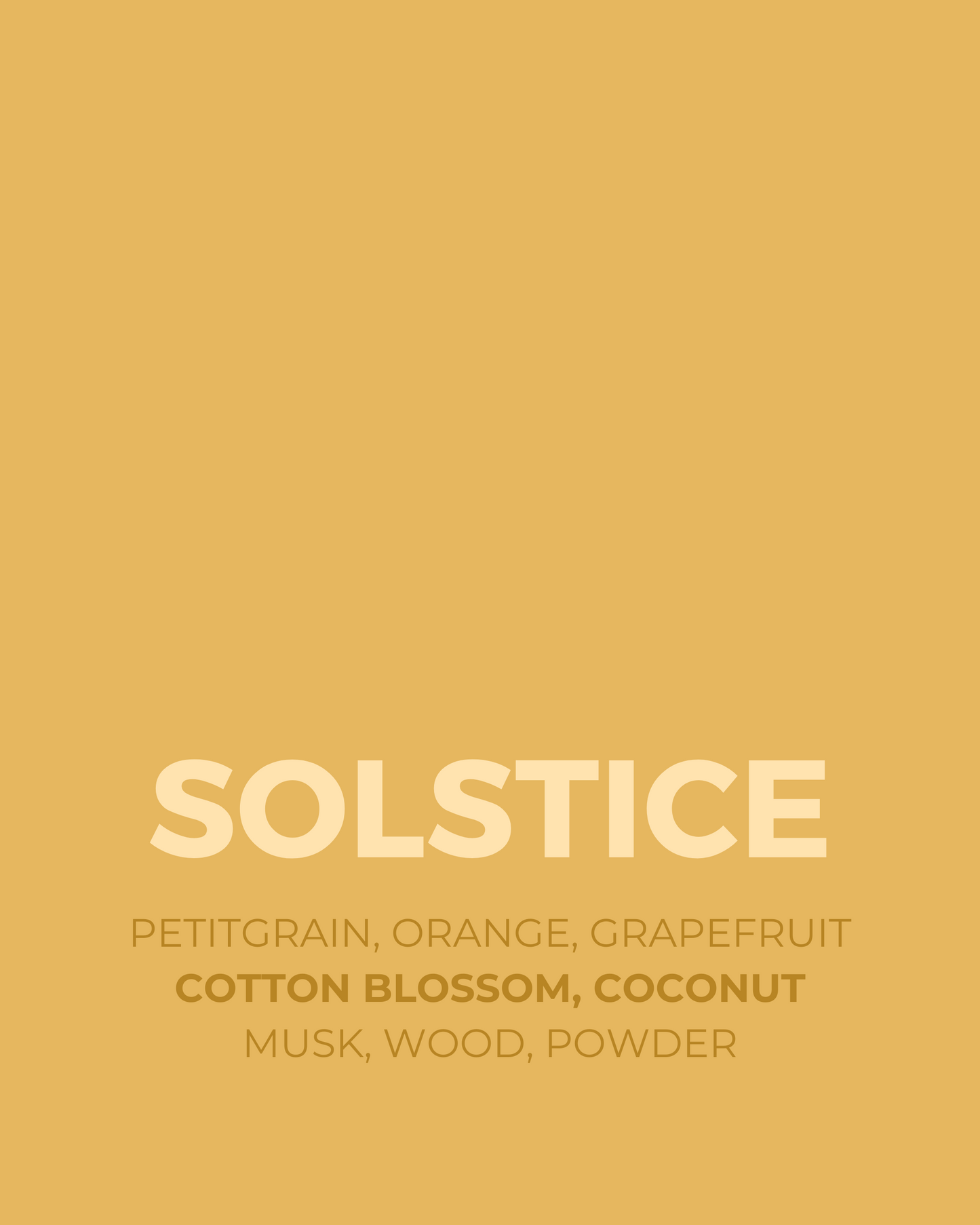 Solstice Candle