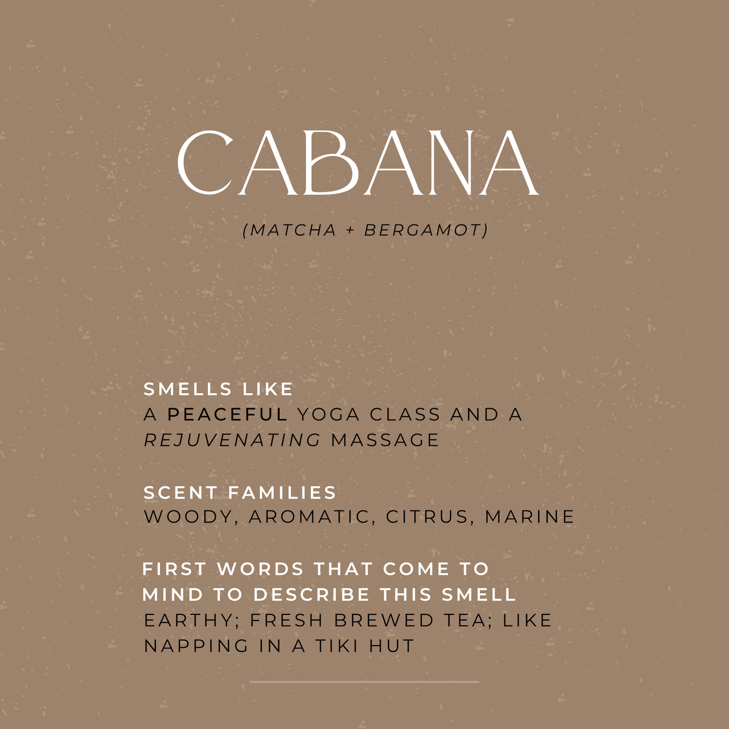 Cabana Candle