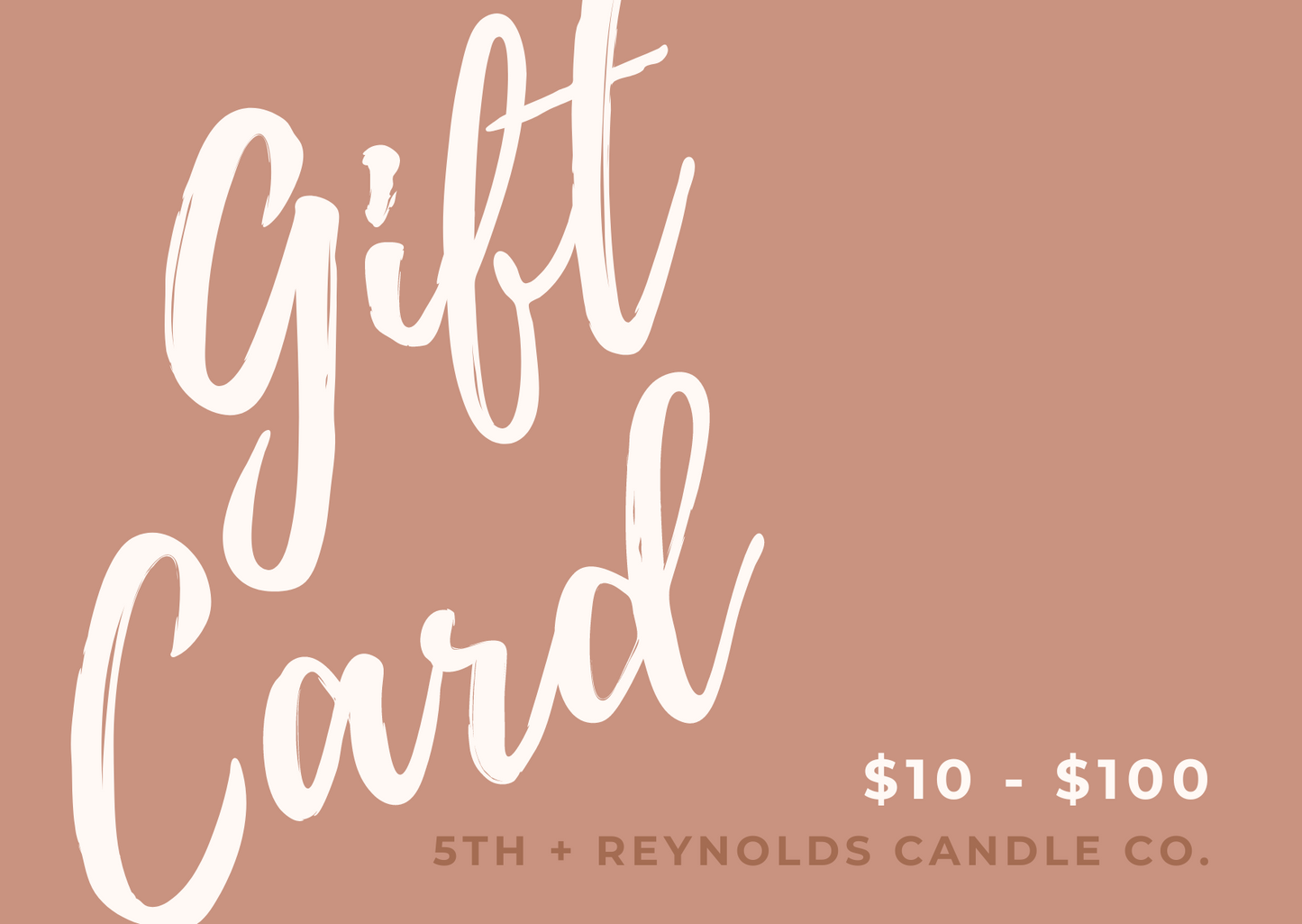 5th + Reynolds Candle Co. Gift Card