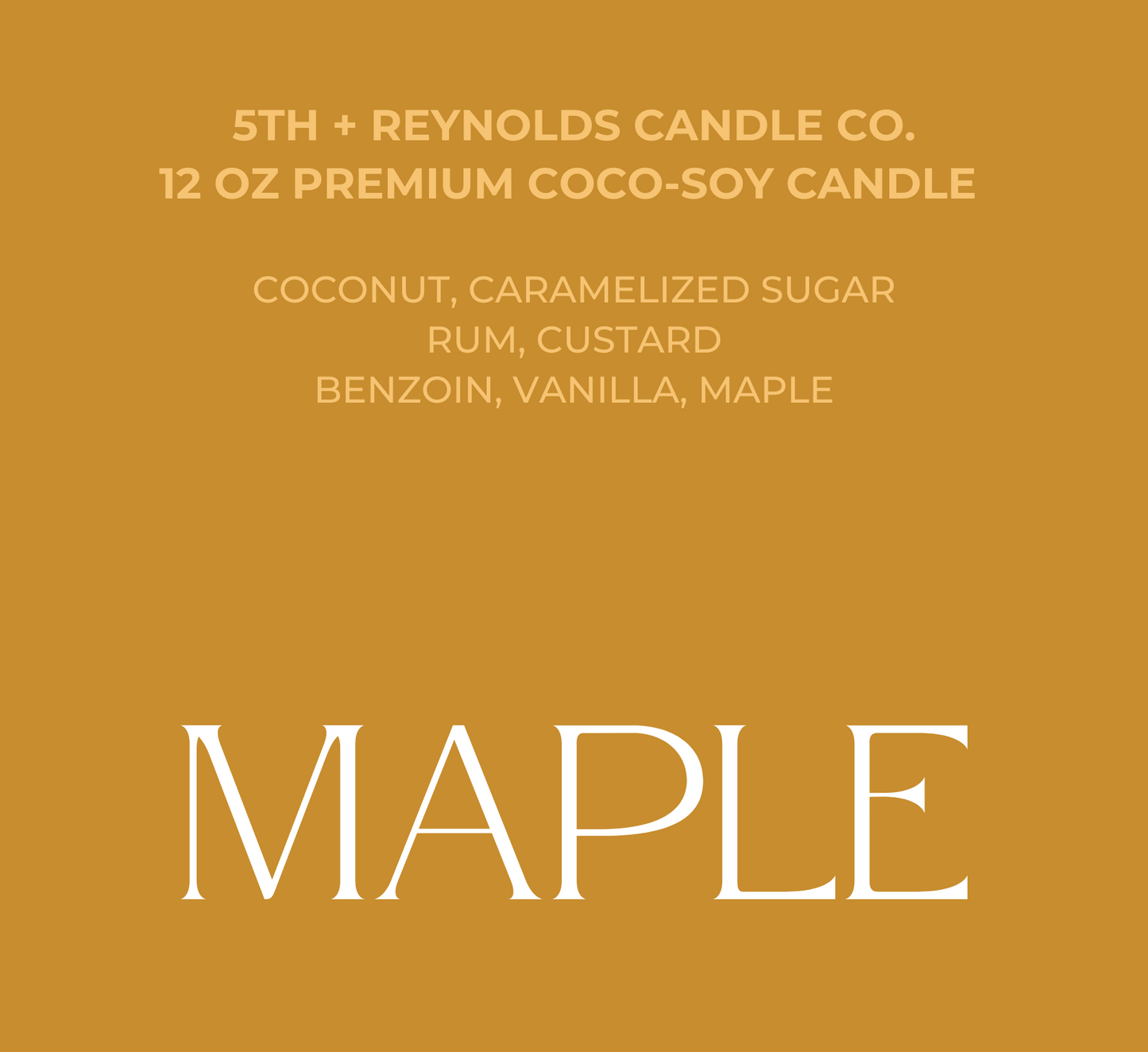 Maple Candle