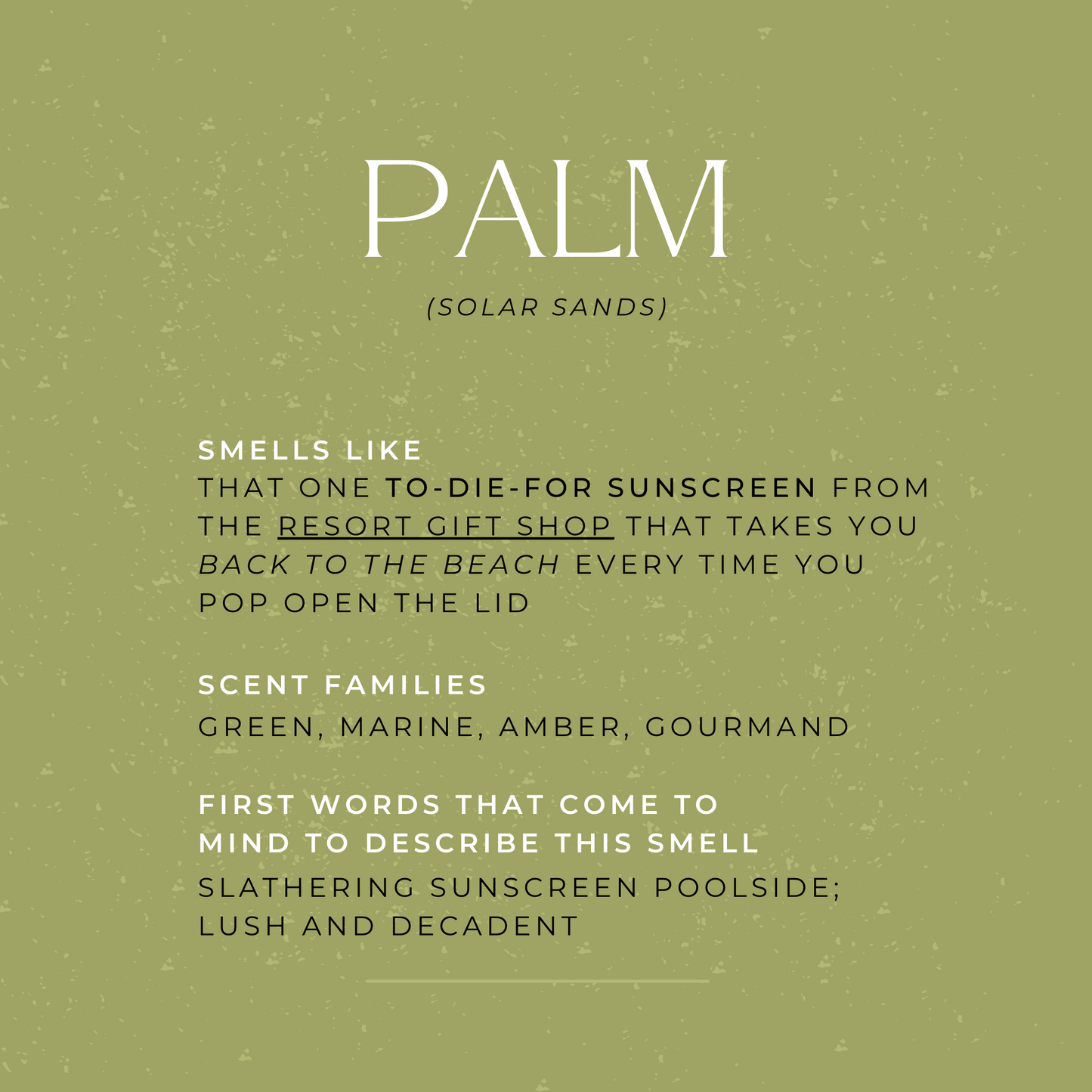 Palm Candle