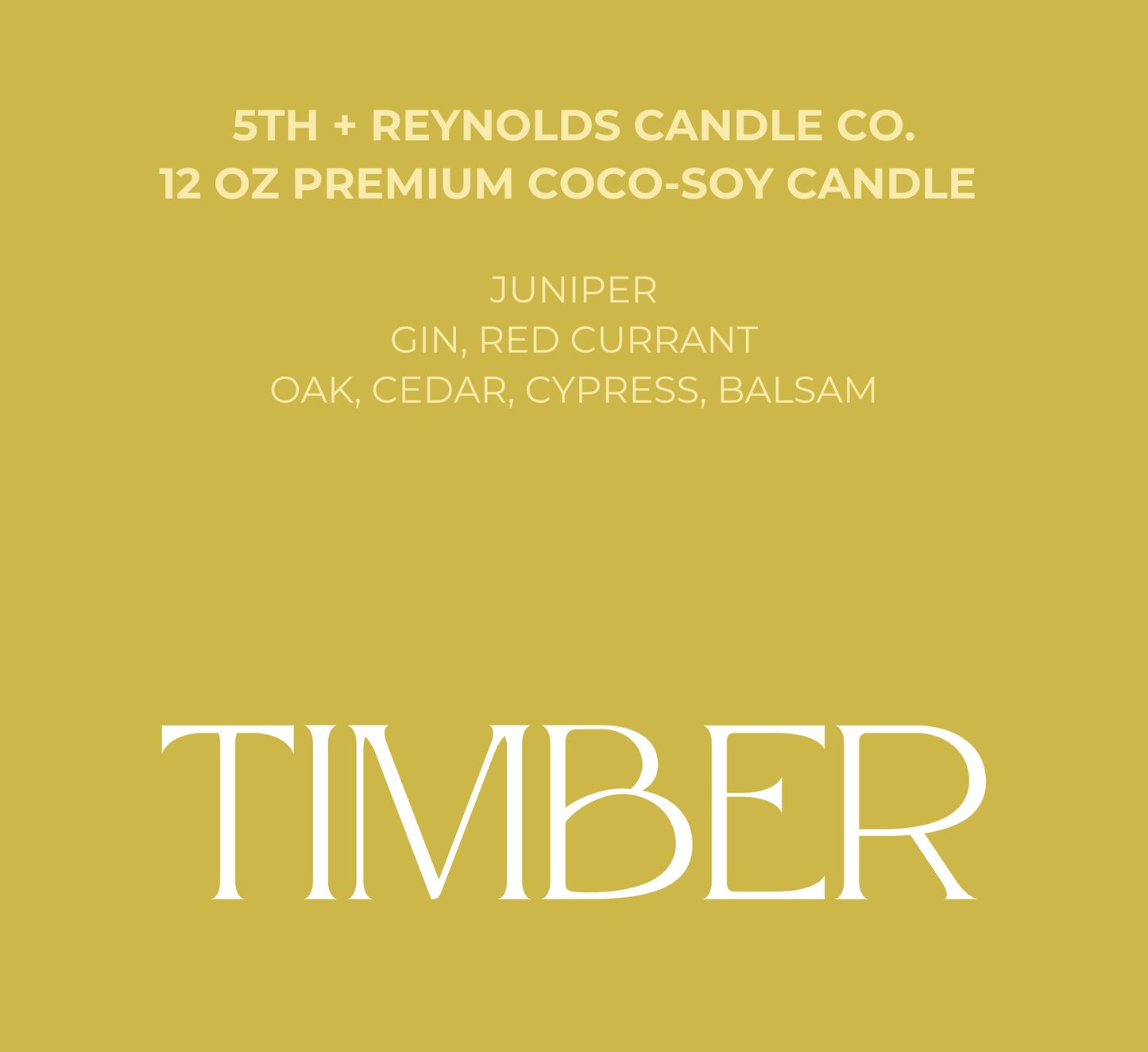 Timber Candle