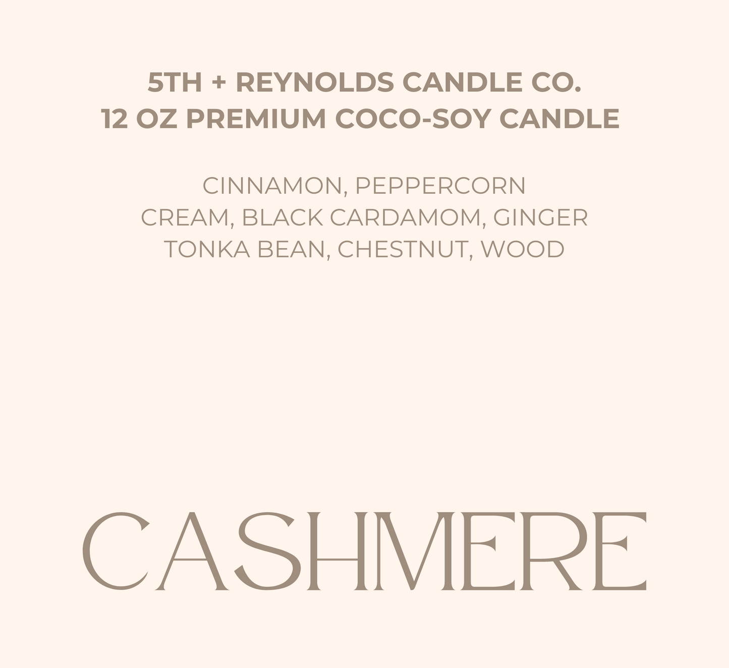 Cashmere Candle