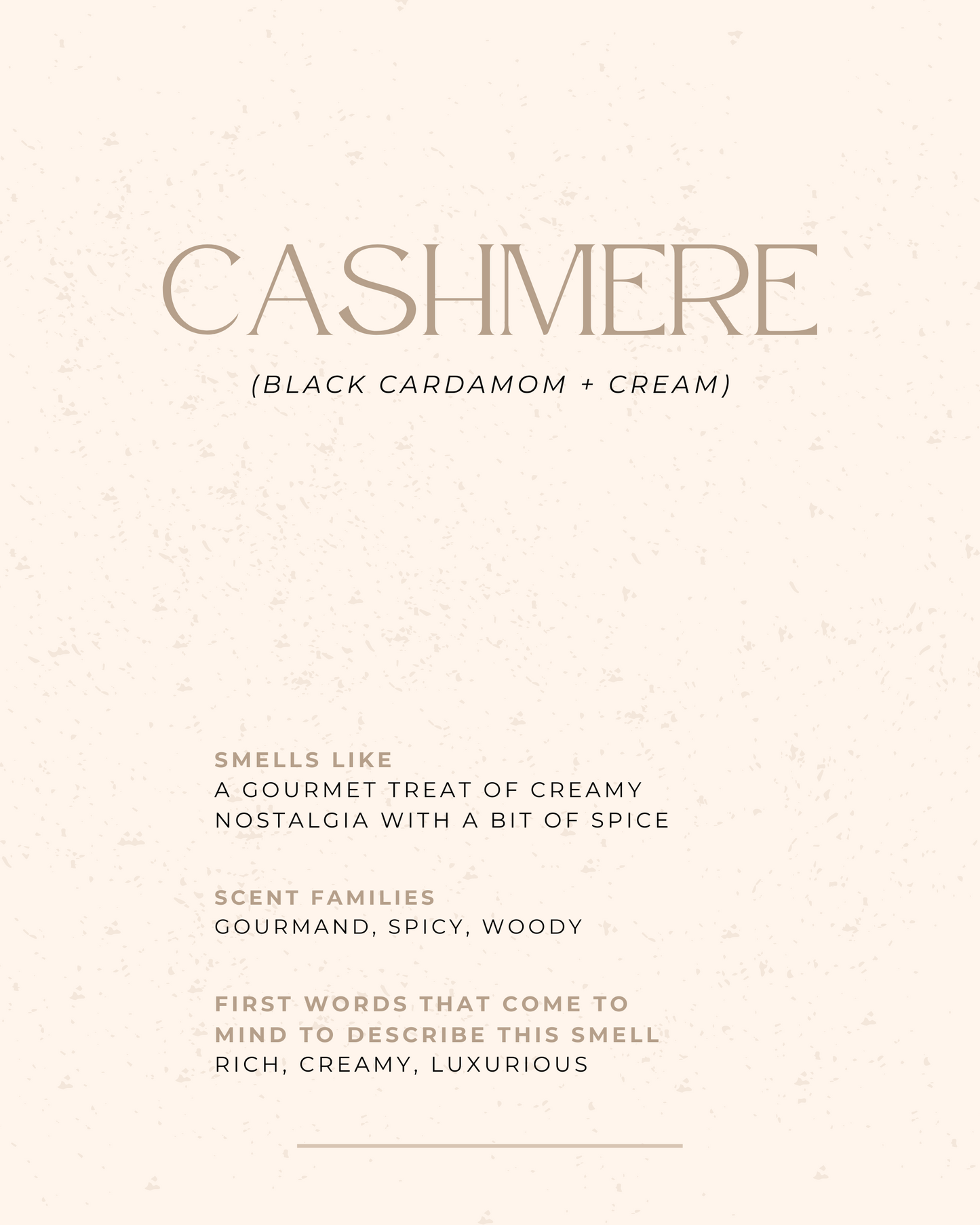 Cashmere Candle